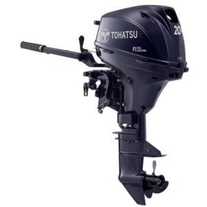Tohatsu 20 HP MFS20ES Outboard | 15" Shaft | Manual Start | Manual Tilt